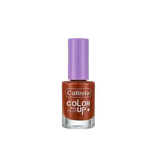 Callista Color Up Nail Polish, Vegan, 9ml, 761 Chocolate Syrup - Front View