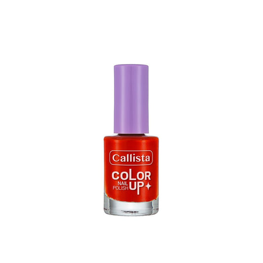 Callista Color Up Nail Polish, Vegan, 9ml, 402 Ketchup With Me - Front View