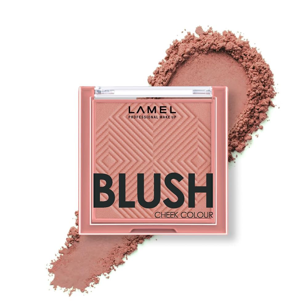 LAMEL Blush Cheek Shading and Contouring Powder, 3.8g, 403 Coral - Front View