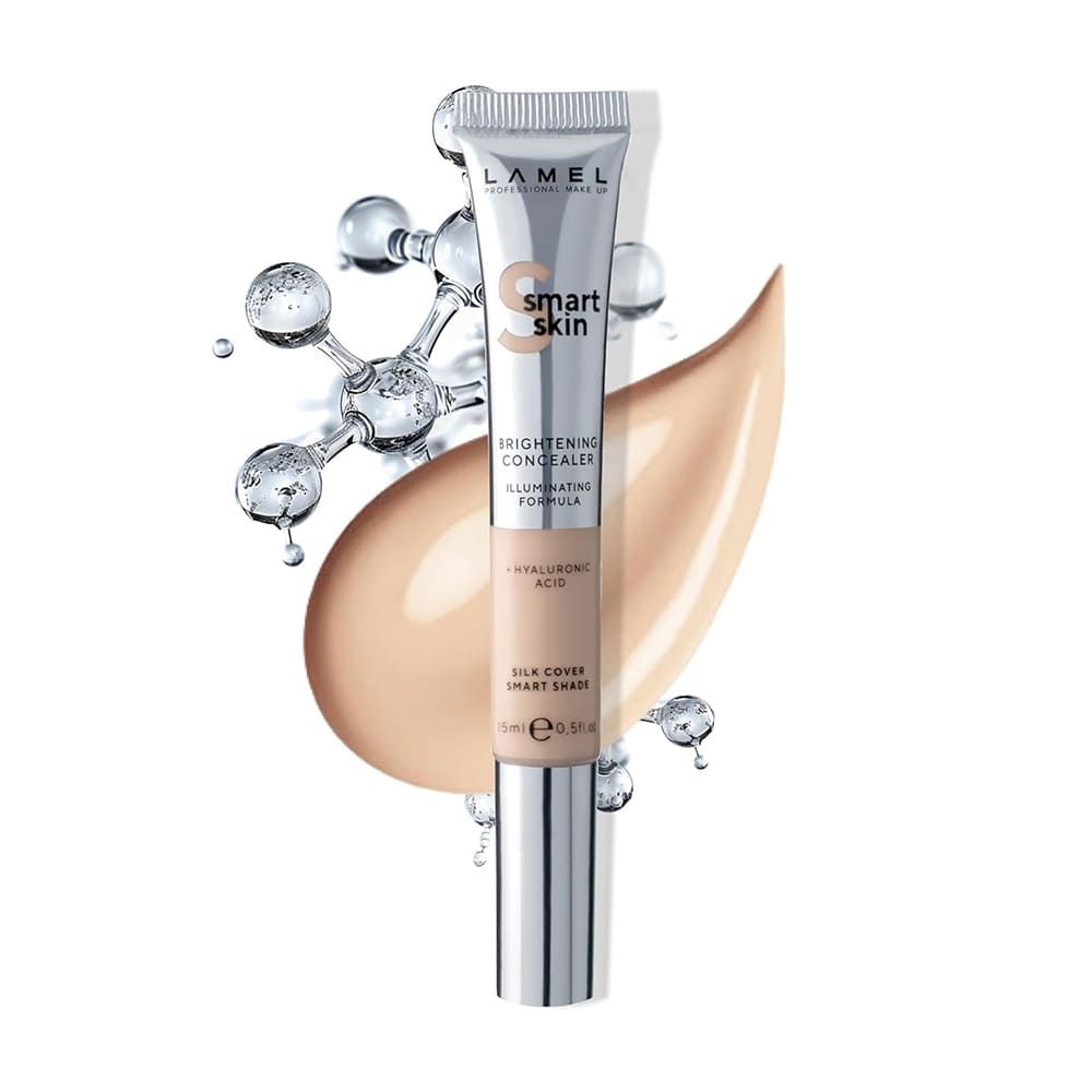 LAMEL Smart Skin Brightening Concealer With Hyaluronic Acid, 15ml, 402 Natural Beige - Front View