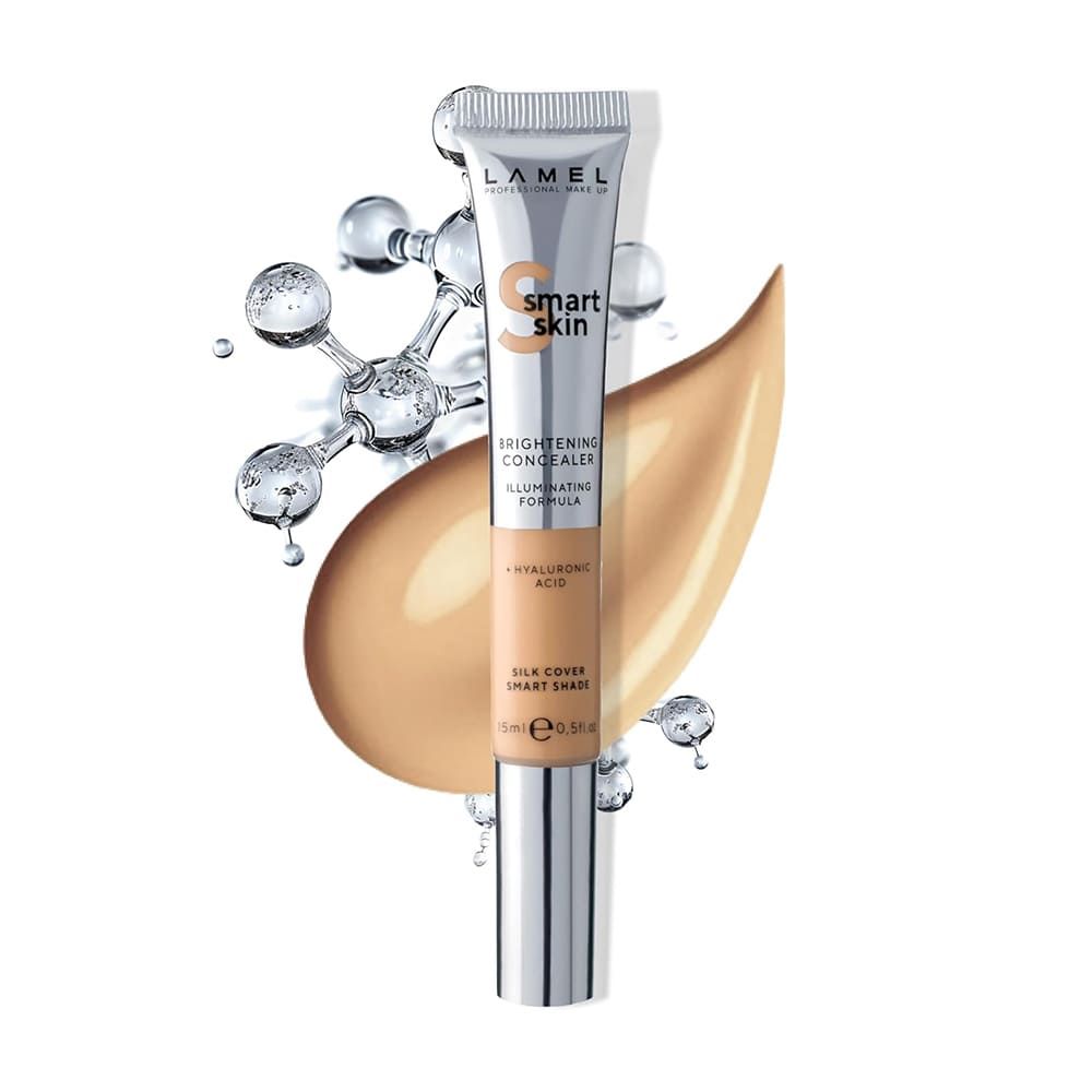 LAMEL Smart Skin Brightening Concealer With Hyaluronic Acid, 15ml, 404 Neutral - Front View