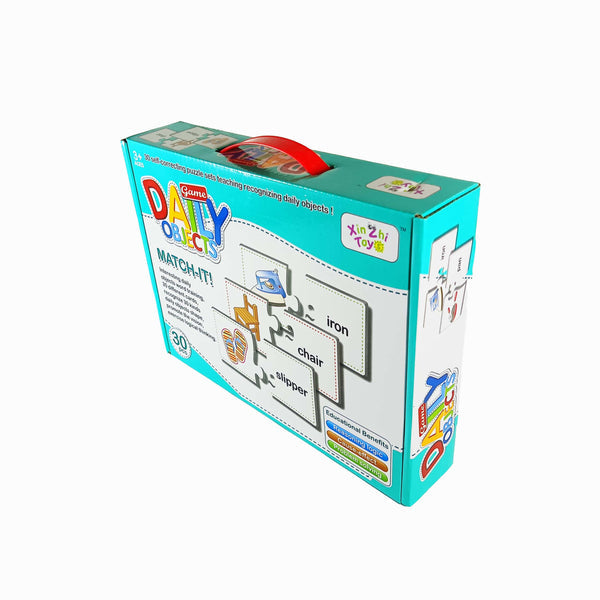 Daily Objects Match-It Puzzle: Fun Learning Game for Kids