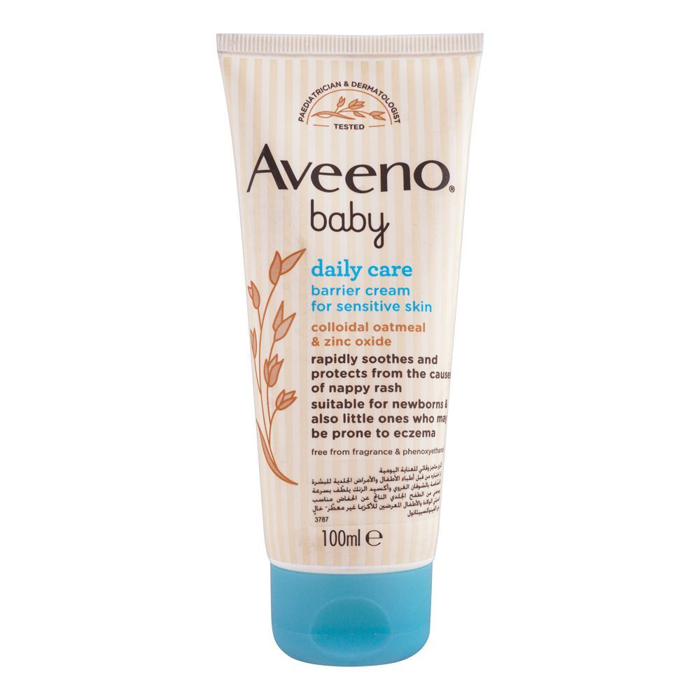 Aveeno Baby Daily Care Baby Barrier Cream, 100ml -  Front View