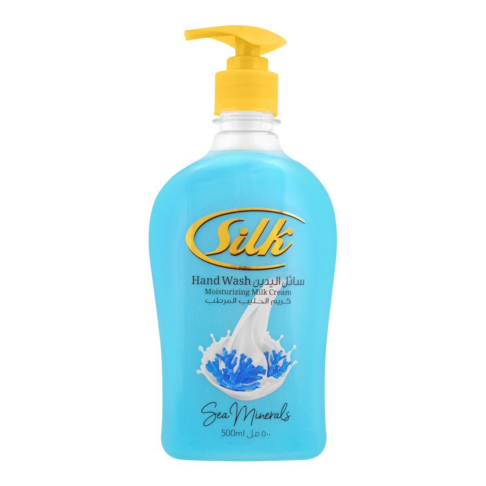 Silk Sea Minerals Natural Moisturizers Hand Wash, 500ml - Front View