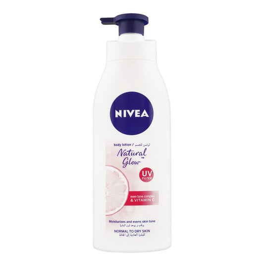 Nivea Natural Fairness UV Filter Body Lotion, Normal To Dry Skin, 400ml -  Front View