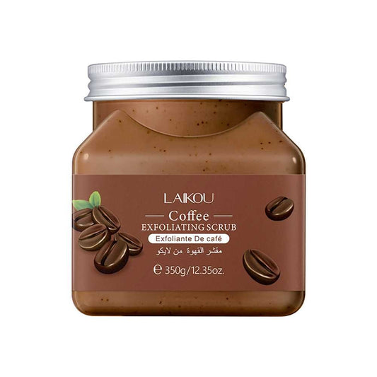 Laikou Coffee Exfoliating Body Scrub, 350g, LK83656A - Front View