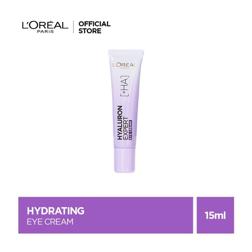 L'Oreal Paris Hyaluron Expert Replumping Moisturizing Care Eye Cream, 15ml - Front View