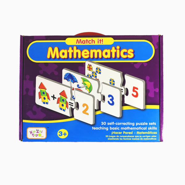Mathematics Puzzle Set for Preschool Kids