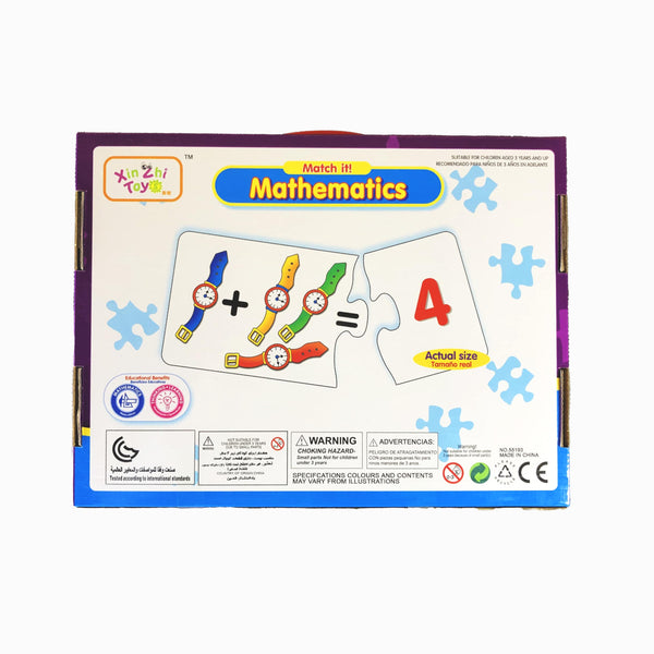 Mathematics Puzzle Set for Preschool Kids