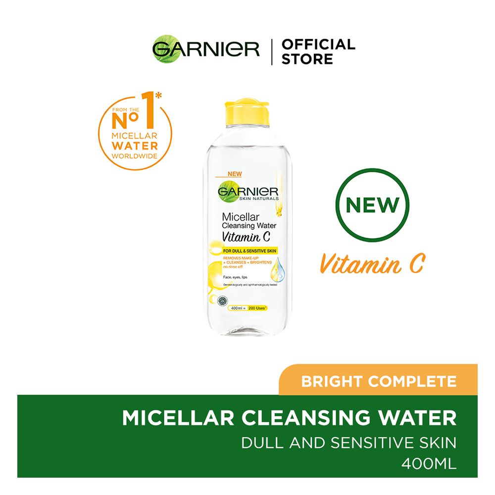 Garnier Skin Naturals Vitamin C Micellar Cleansing Water 400ml - Front View