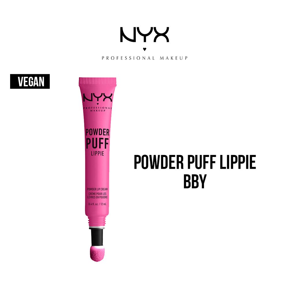 NYX Powder Puff Lippie Lip Cream, BBY - Front View