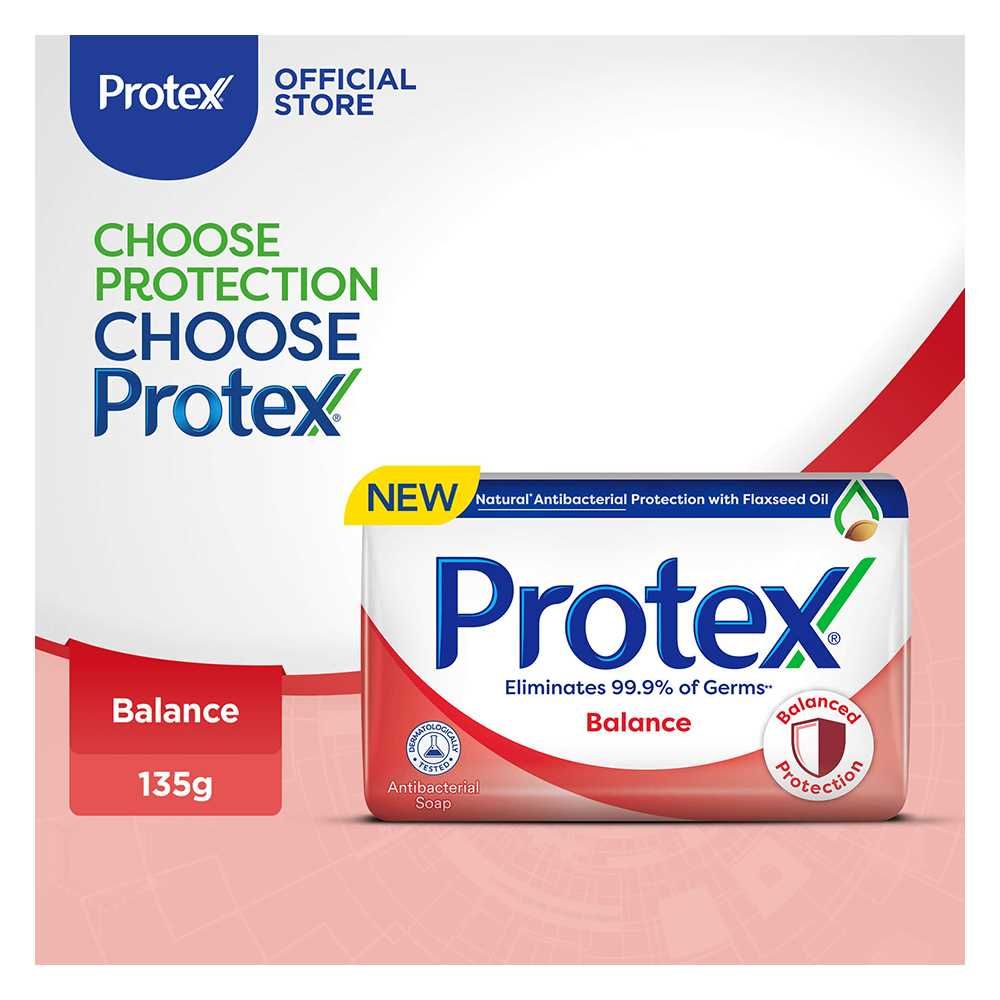 Protex Balance Antibacterial Soap, 135g - Front View