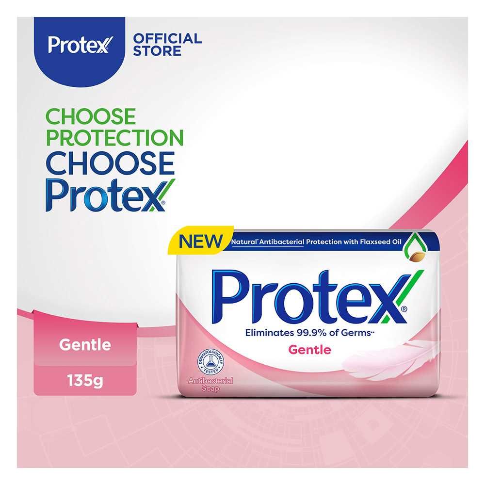 Protex Gentle Antibacterial Soap, 135g - Front View
