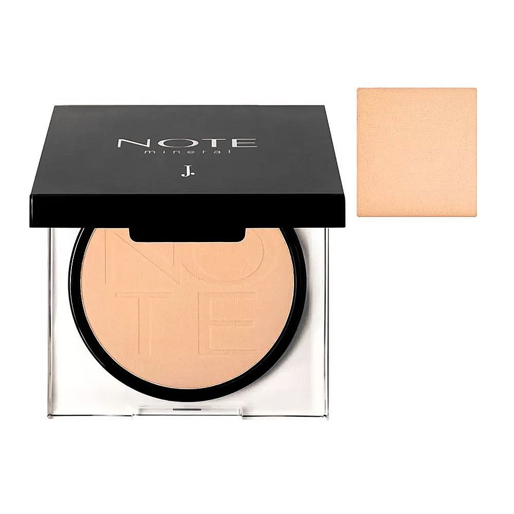 J. Note Mineral Natural Healthy Glow Powder, 02, Paraben Free - Front View