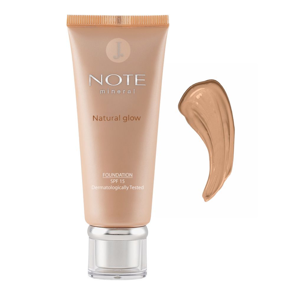 J. Note Mineral Skin Relaxation SPF 15 Foundation, 402 - Front View