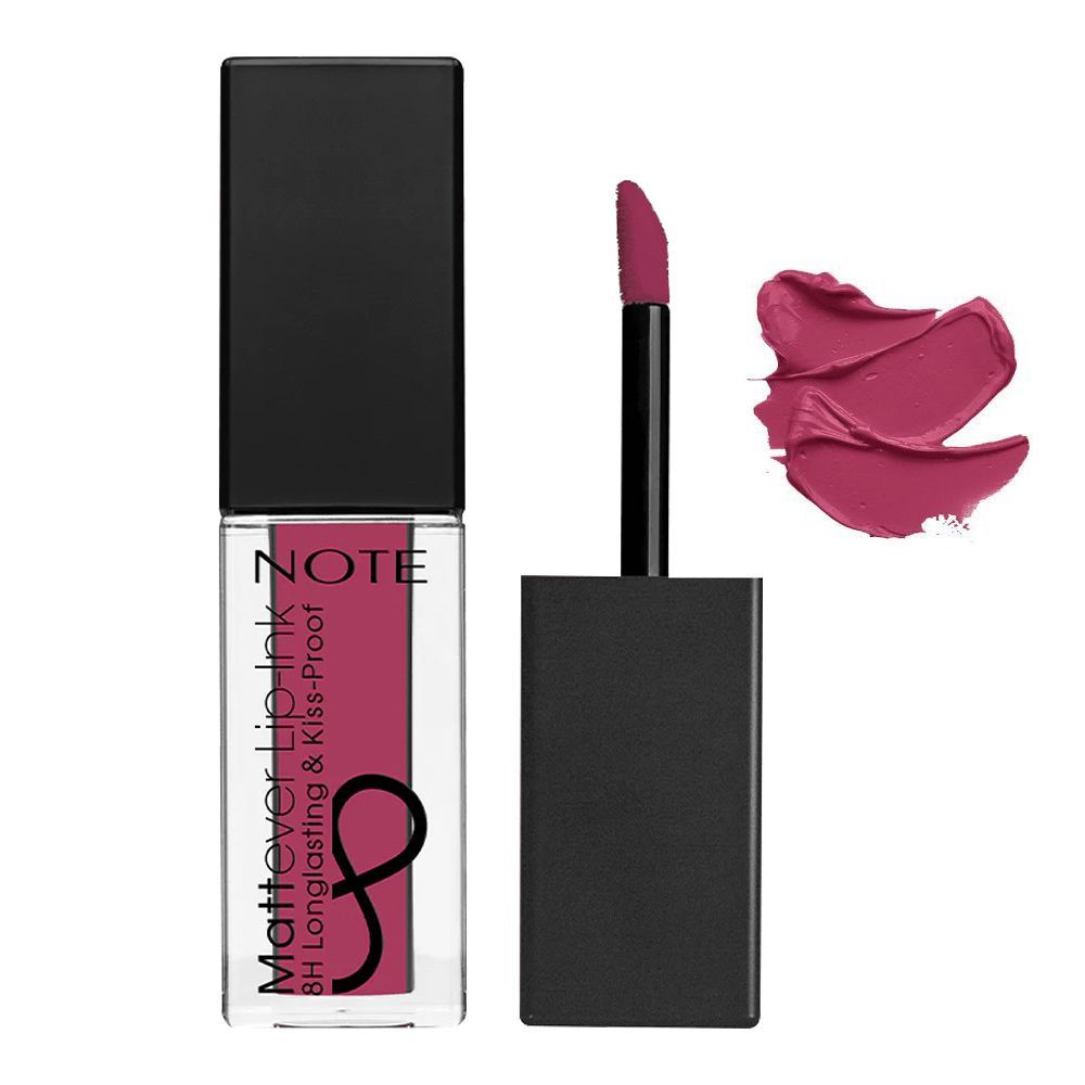 J. Note Mattever Lip Ink, Long Lasting, 18 Orchid Scent - Front View