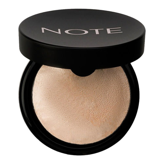 J. Note Baked Highlighter, 01 Moon Light - Front View