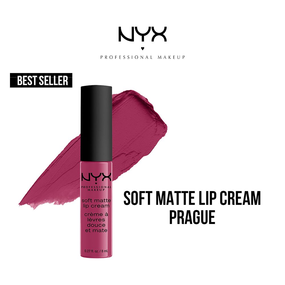 NYX Soft Matte Lip Cream, 18 Prague - Front View