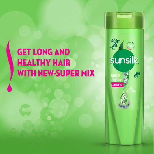 Sunsilk Shampoo Long & Healthy - 360Ml - Front View