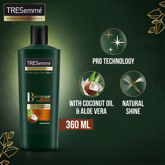 Tresemme Botanique Shampoo Nourish & Replenish - 360Ml - Front View