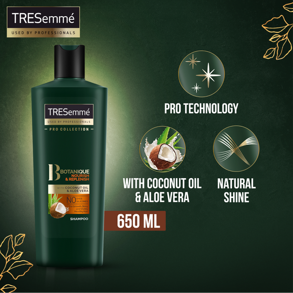 Tresemme Botanique Shampoo Nourish & Replenish - 660Ml - Front View