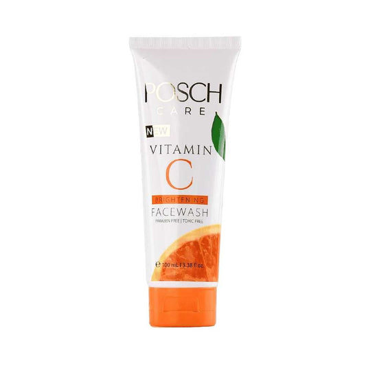 Posch Care Vitamin C Brightening Face Wash, 100ml - Front View