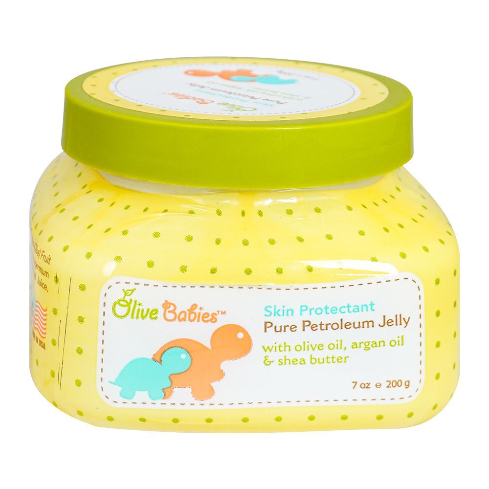 Olive Babies Skin Protectant Pure Petroleum Jelly, 200g -  Front View